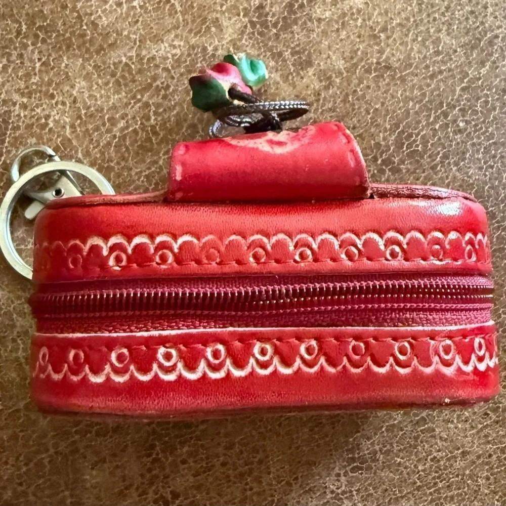 Handmade leather St. Lucia Keychain Sandal